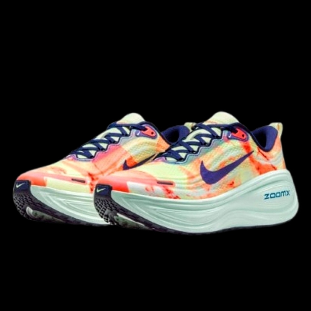 Nike Air Zoom Vomero Plus Mens Size 10.5 Barely Volt Orange Indigo Burst